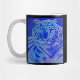 White Tiger from India - White colour Mug